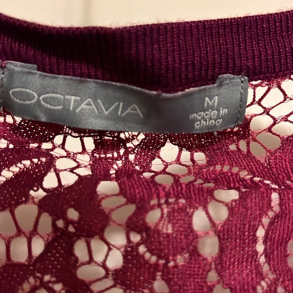 Octavia | lace back and shoulder cardigan | M | gently used condition - Picture 2 of 6